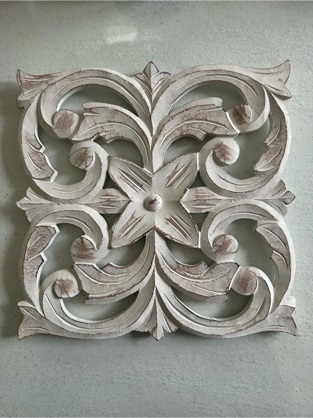 Carved Wood Wall Decor - Set of 3